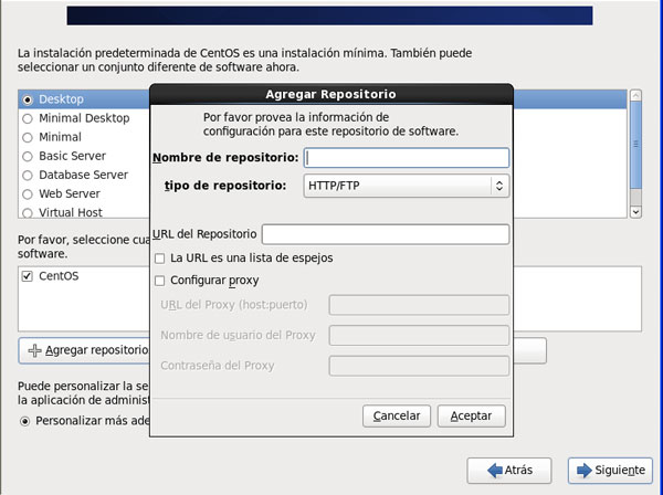 Instalacion de Centos - Paso 25