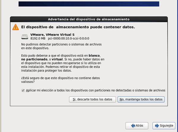 Instalacion de Centos - Paso 7