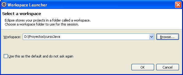 Pantalle eclipse peticion area de trabajo