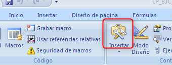 Excel.Ficha programador.Boton insertar